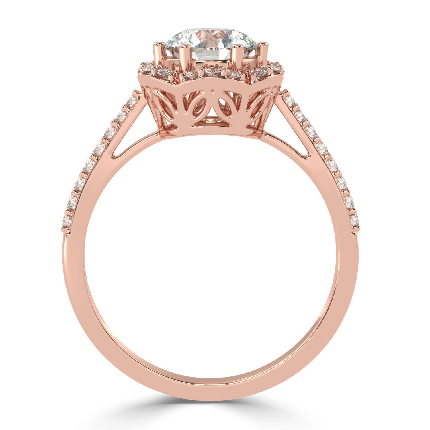 1.22 Carat G Color VS1 Clarity Diamond Studded Natural Diamond Ring.